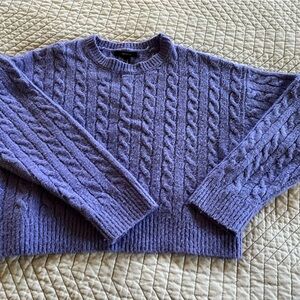 Forever 21 purple sweater, acrylic blend, good condition.